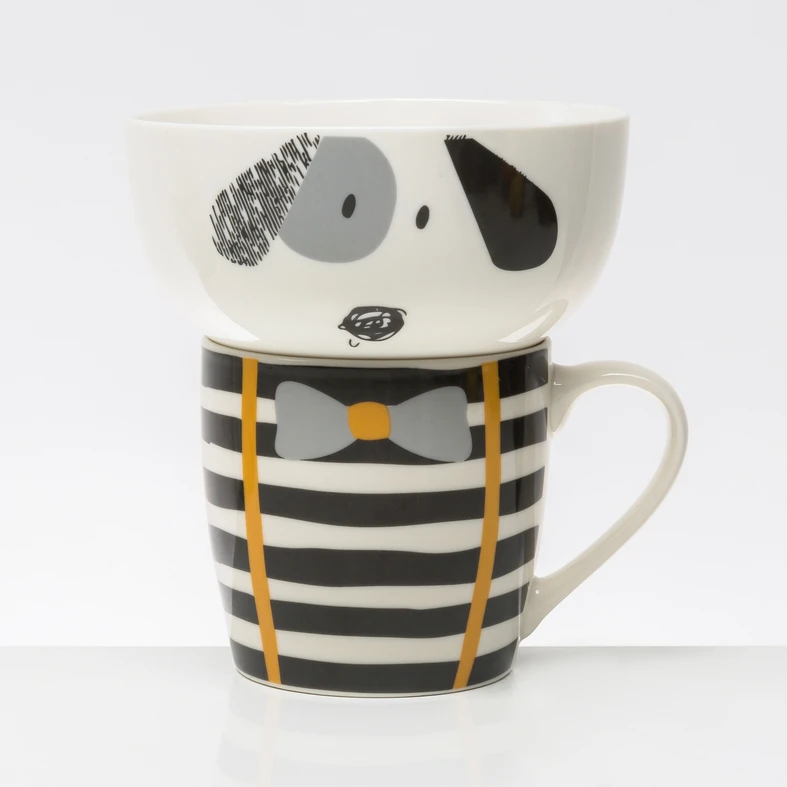 Detská porcelánová raňajková súprava BOBI