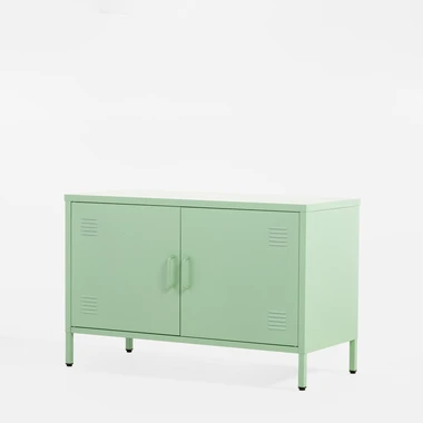 Komoda 2-dverová SOLANS svetlozelená