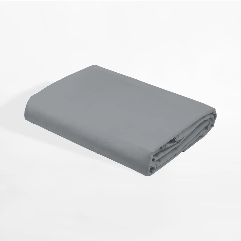 Saténové prestieradlo s gumičkou sivé PURE 160x200 cm