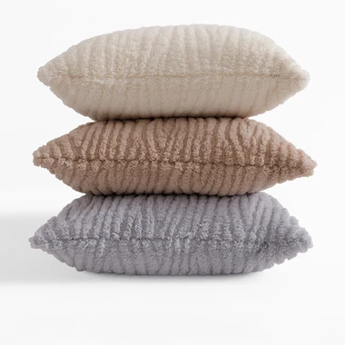 Dekoračná obliečka na vankúš bielej farby ALPEN 45x45 cm