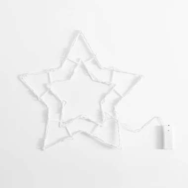 Vianočná závesná dekorácia LED biela MIX