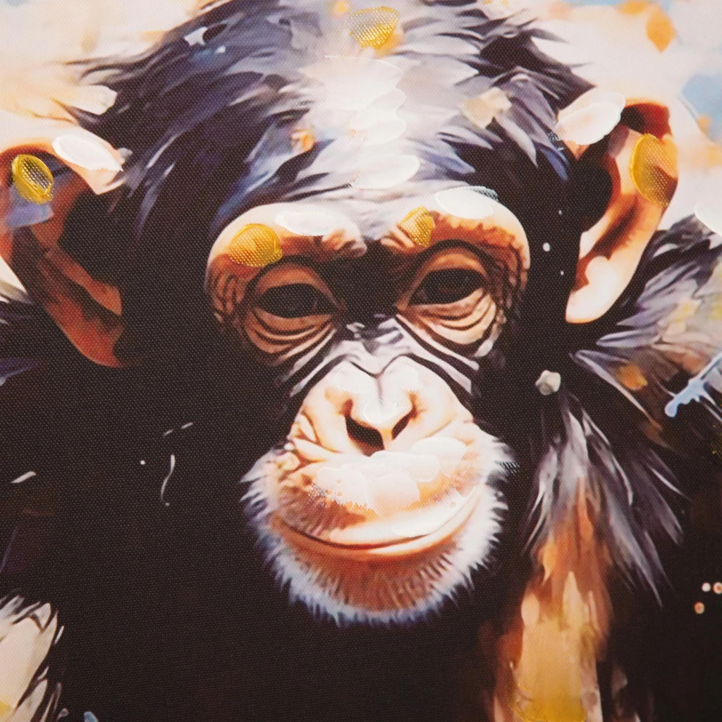 Obraz na plátne OPICA 60x60 cm