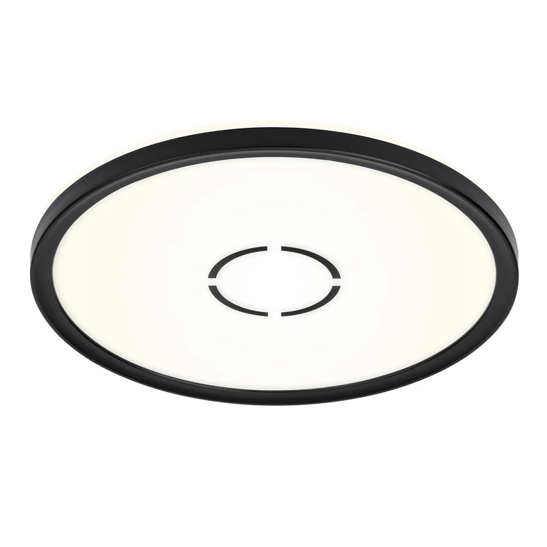 Stropná lampa LED kruh čierna FREE 29 cm