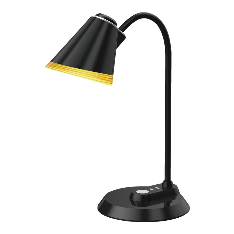 Čierna stolná lampa LED MICO