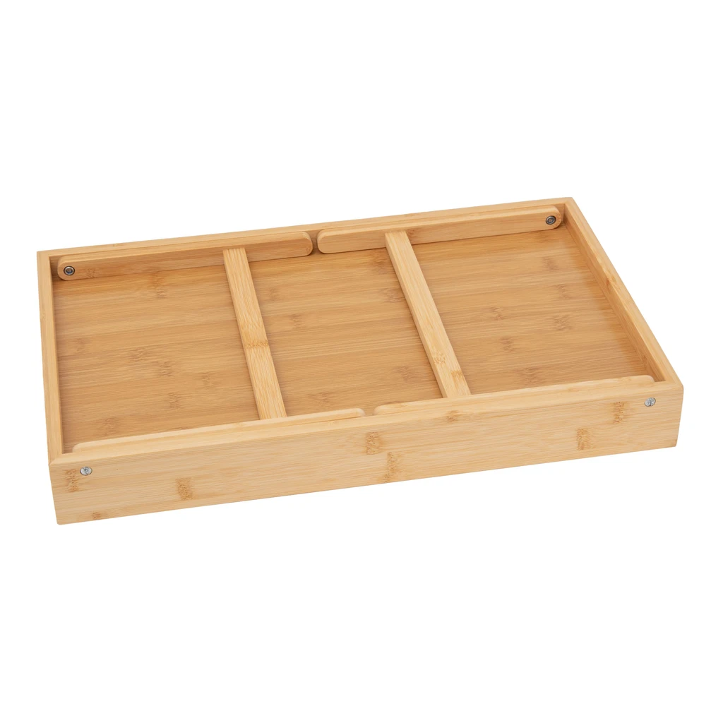 Bambusový podnos na nožičkách 44x27 cm