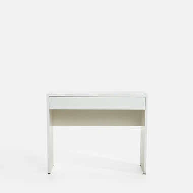 Konzola so zásuvkou ESPRESSO biela lesklá