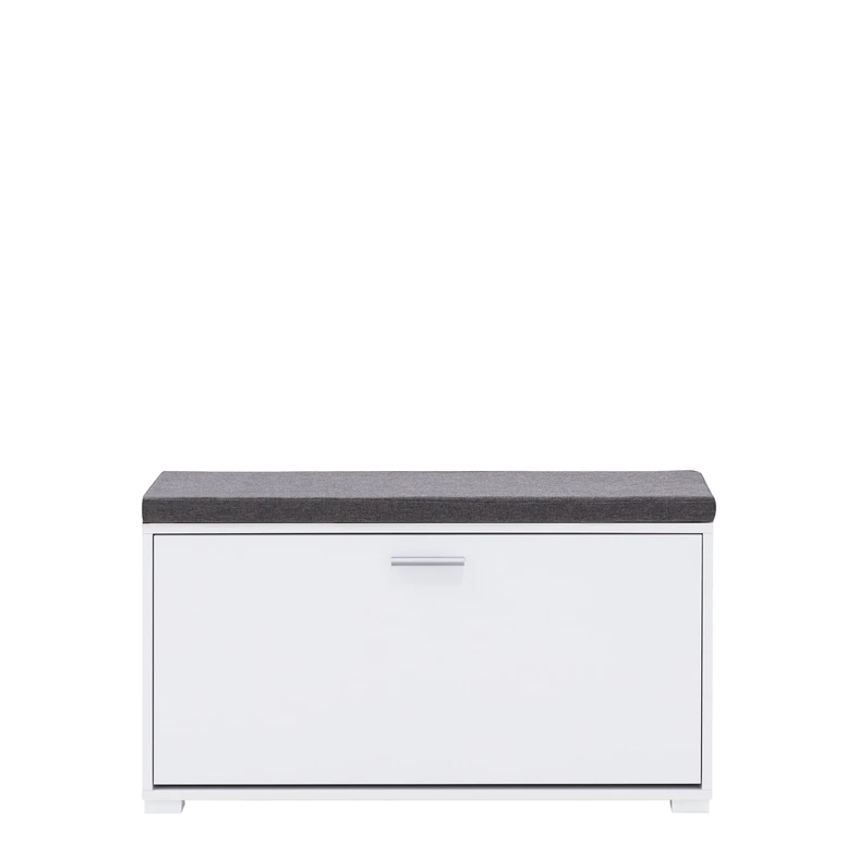 Skrinka na obuv so sedadlom 1K BIELA