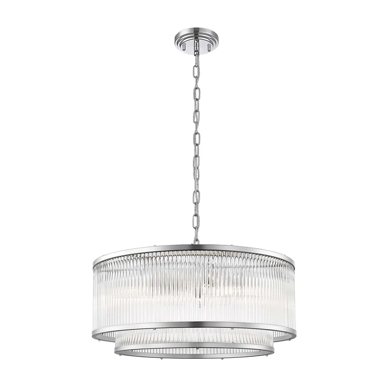 Luster na reťazi chrómovaný 6xE14 SERGIO P0528-06H-F4AC