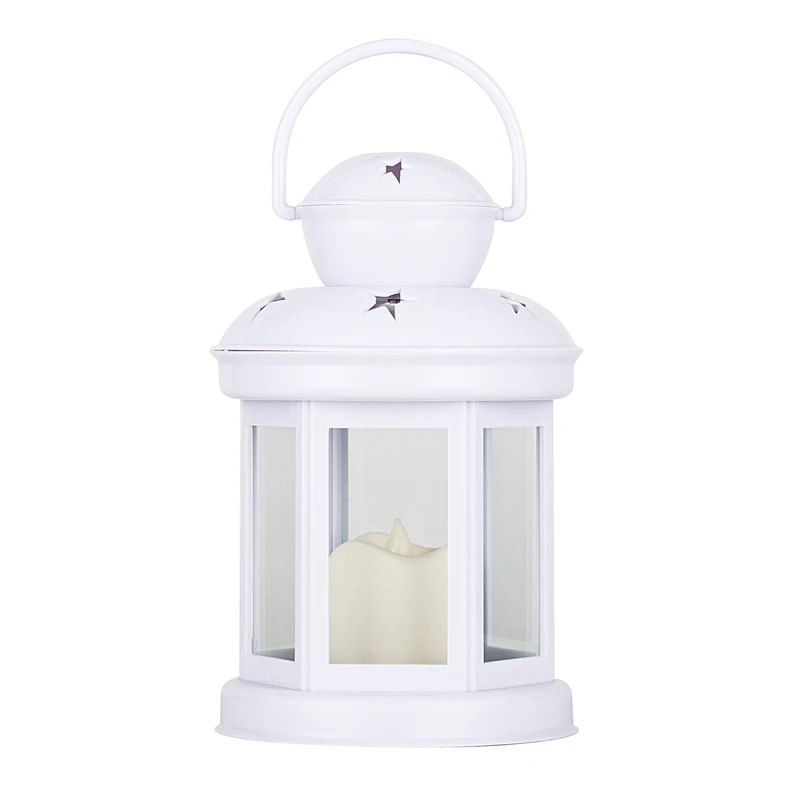 Lampáš biely LED 19 cm