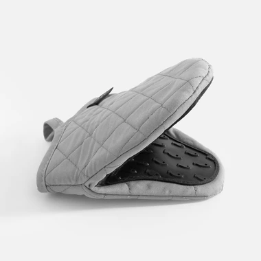 Kuchynská rukavica LIVIO čierno-sivá