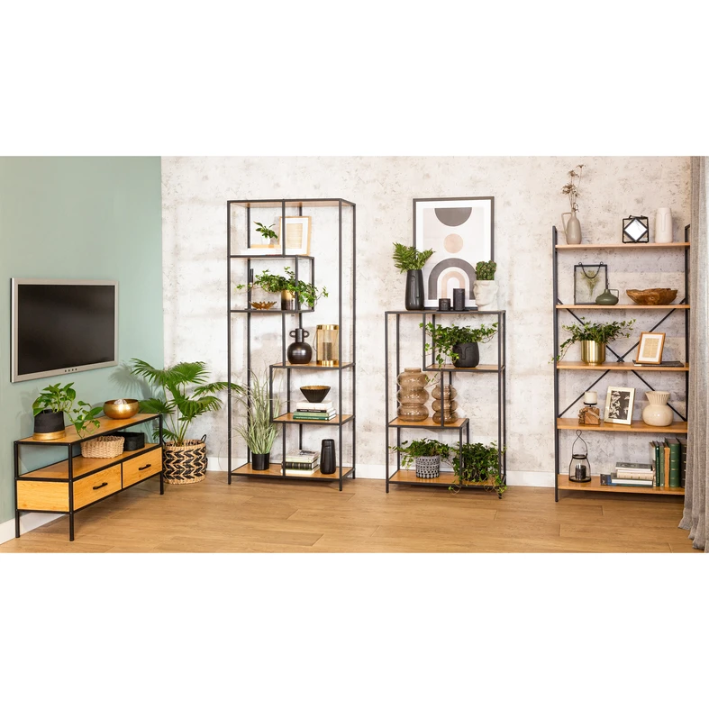 Asymetrický nízky regál EXITIO