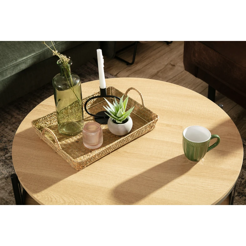 Podnos z morskej trávy s úchytmi 28 x 37 cm