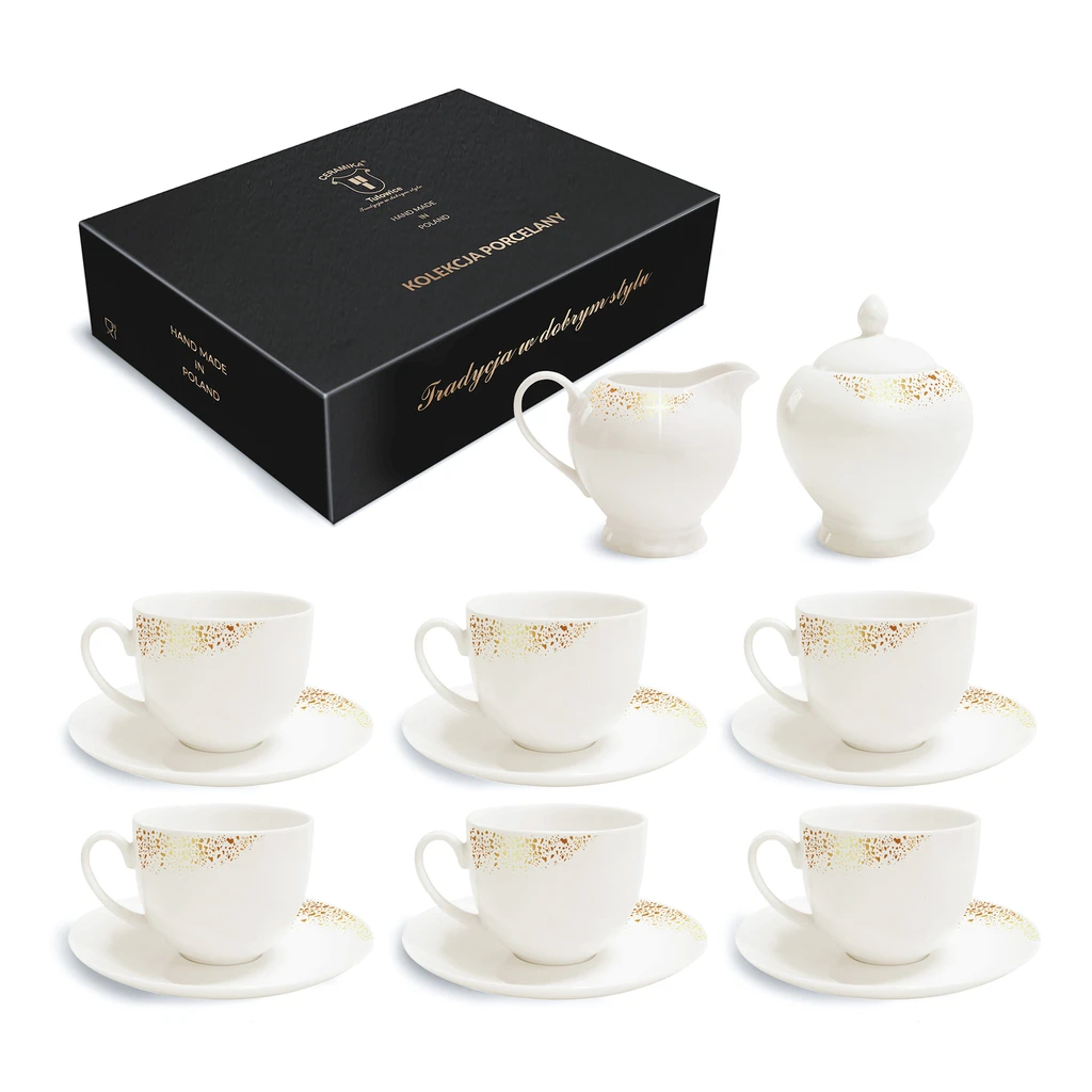 Kávová súprava porcelánová SIGN GOLD, 14-dielna