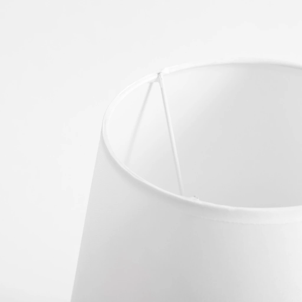 Stolná lampa s tienidlom čierno-biela 31,5 cm