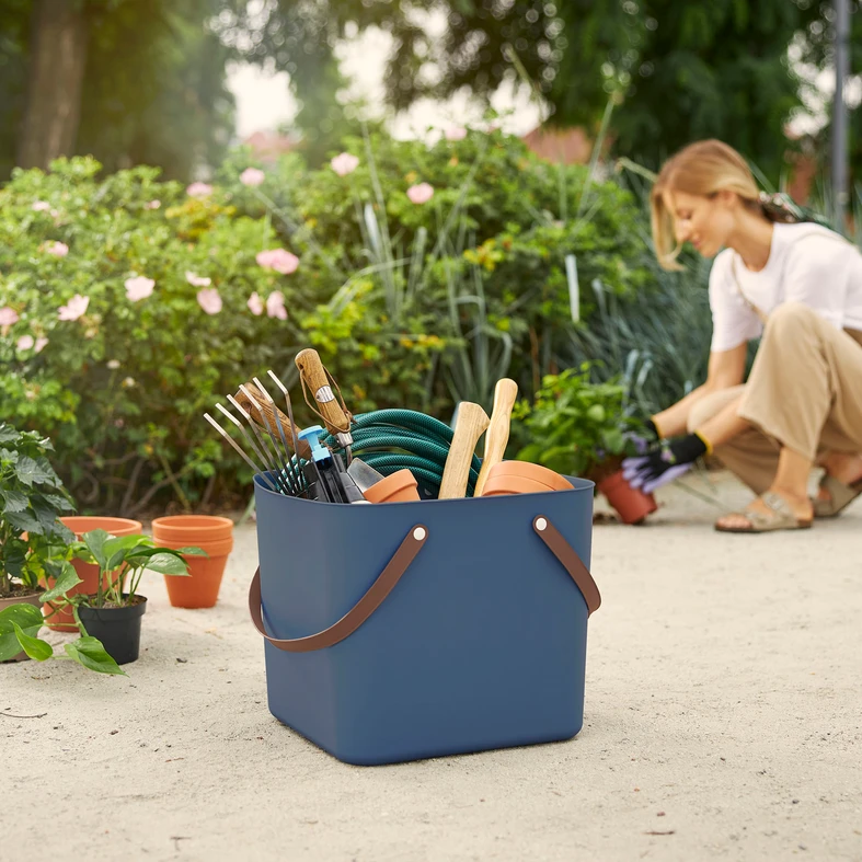 Nákupný kôš MULTIBAG tmavomodrý 40 l