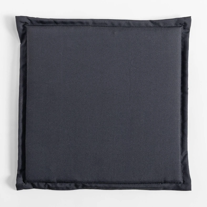 Vankúš na stoličku čierny SAMBA, 40x40 cm