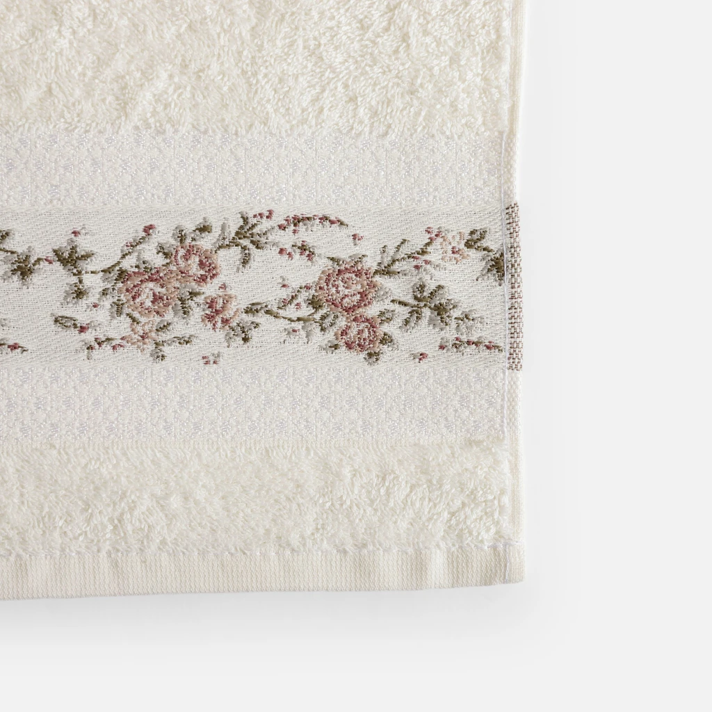 Bavlnený uterák v krémovej farbe PROVENCE 50x90 cm