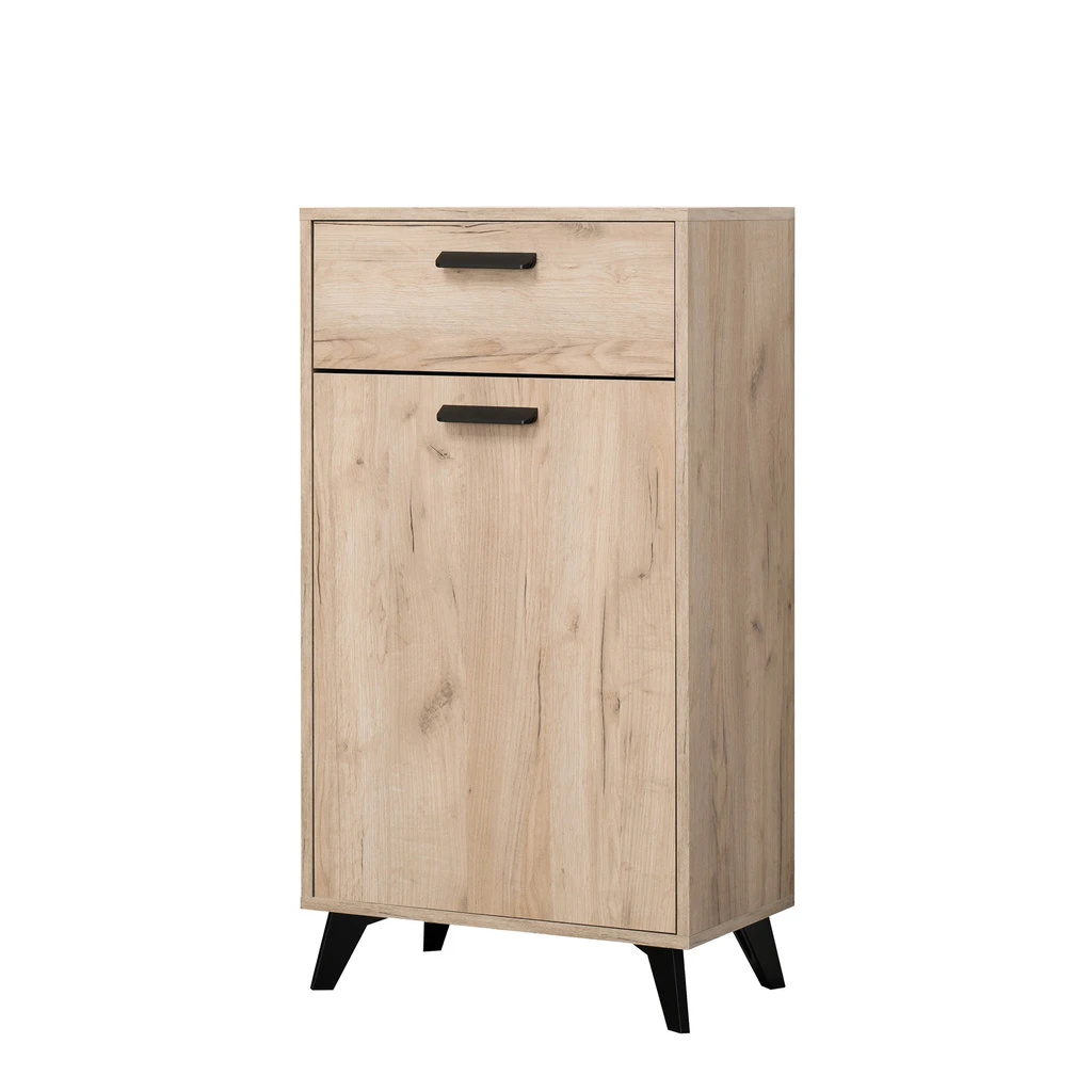 Úzka komoda so zásuvkou a policami UMBRIA