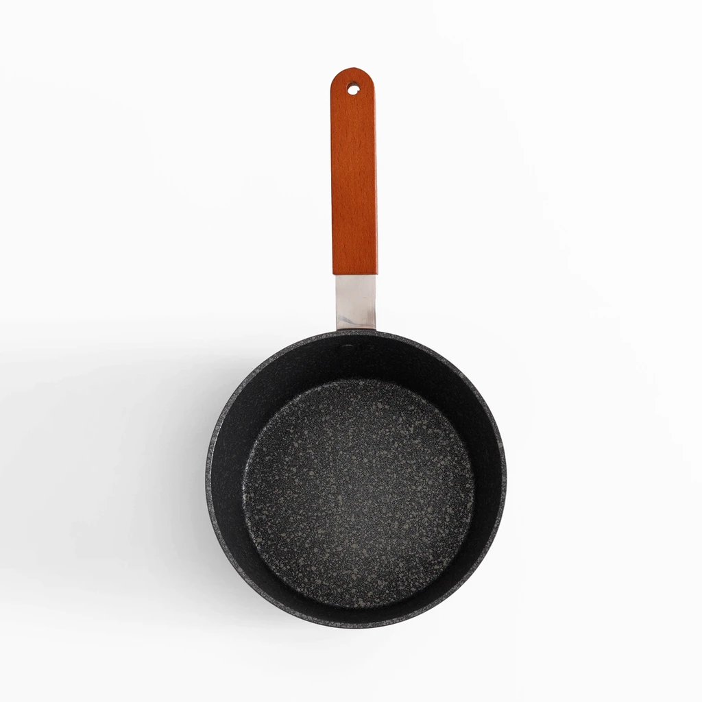 Aluminiowy rondel z pokrywką