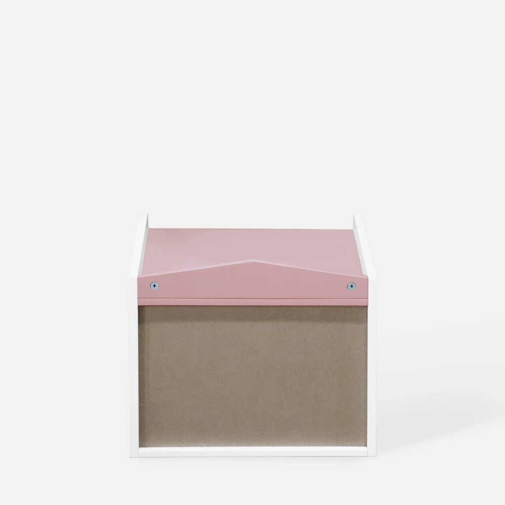 Nočný stolík so zásuvkami FALIANO ružový