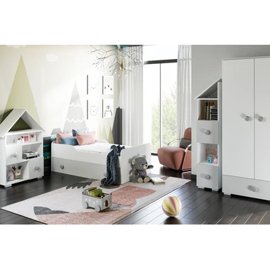 Skrinka na hračky TOP BABY sivá