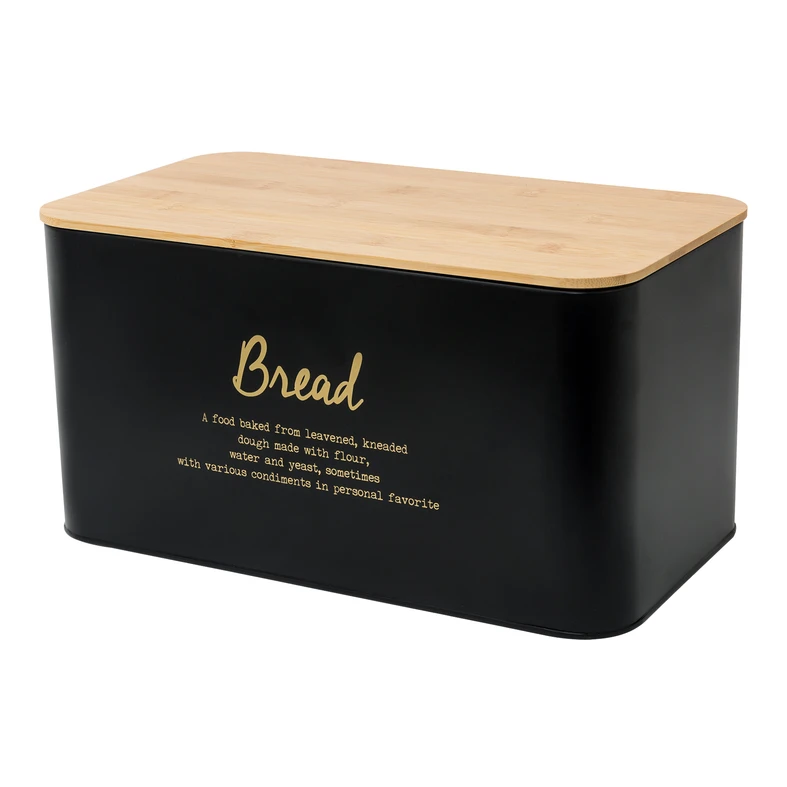 Čierny chlebník s dreveným vekom