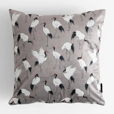 Obliečka na vankúš v sivej farbe LEANDRO 45x45 cm