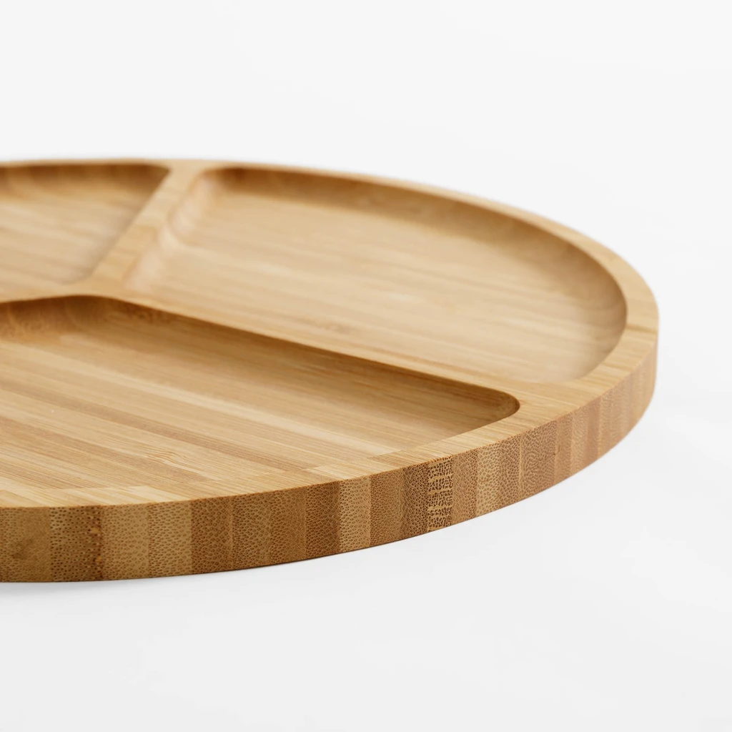 Deska bambusowa okrągła do serwowania