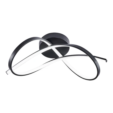 LED prisadený luster čierny PAUL