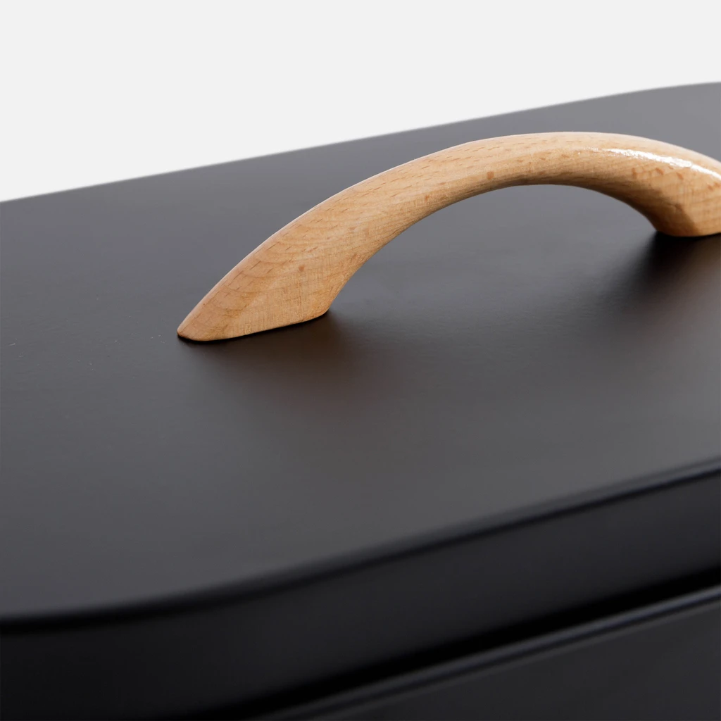 Chlebník čierny 34x15 cm