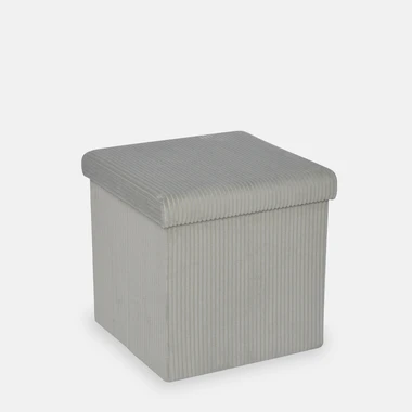 Skladacia taburetka tmavosivá 38x38 cm