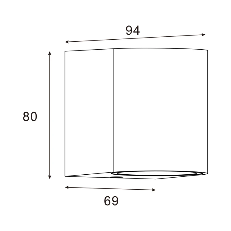 Vonkajšie nástenné svietidlo HARMÓNIA ip44 čierne