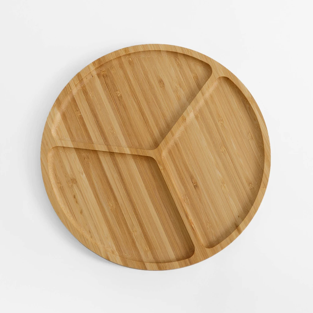 Deska bambusowa okrągła do serwowania