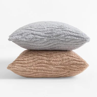 Obliečka na vankúš v sivej farbe ALPEN 45x45 cm