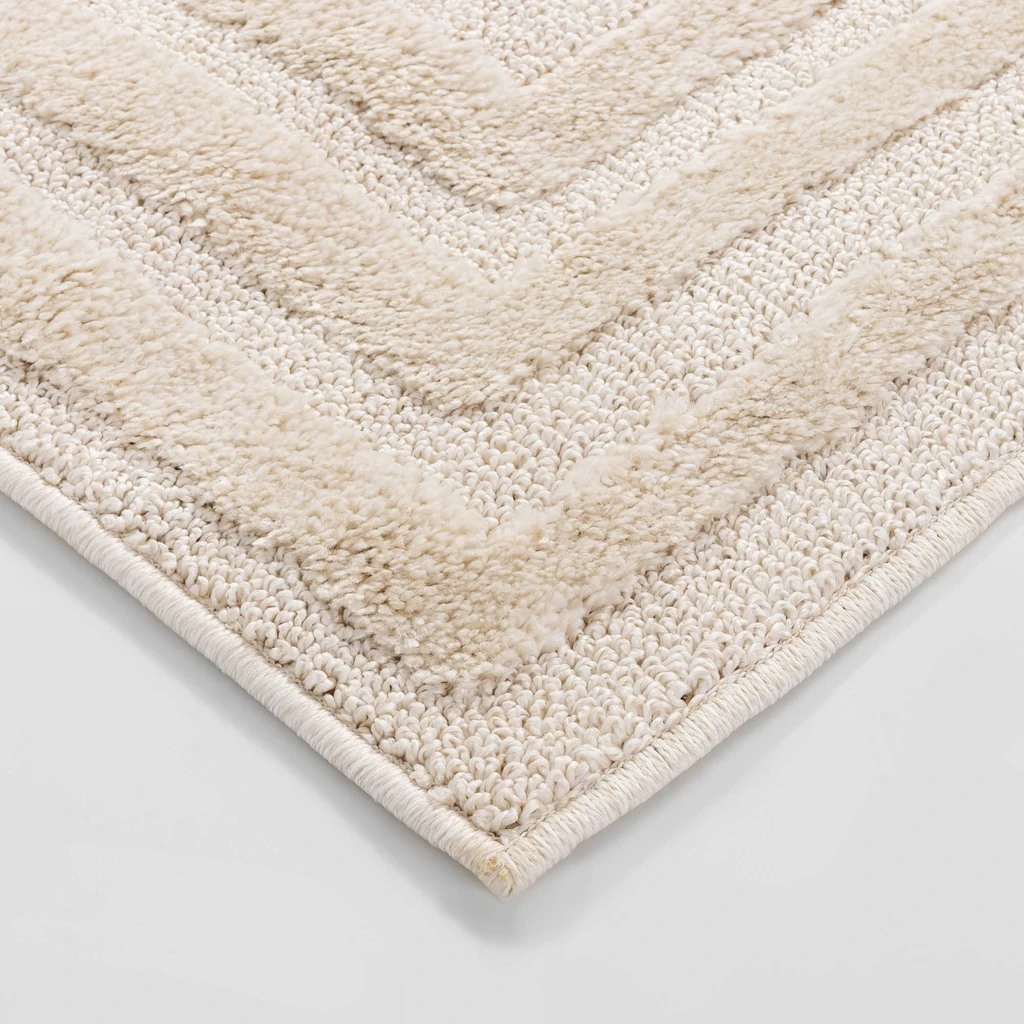 Moderný bielo-krémový koberec MONTY 120x170 cm