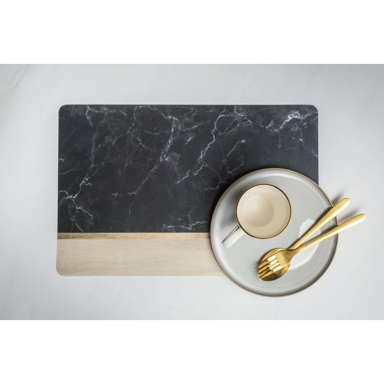 Prestieranie pod tanier čierne 43,5 x 28,5 cm