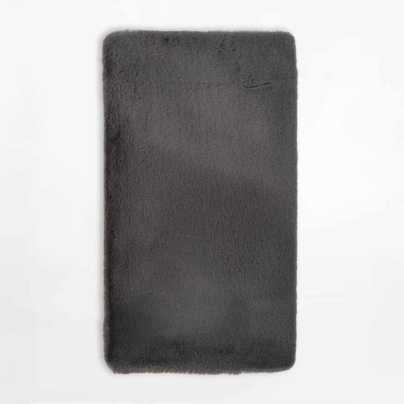 Tmavosivý moderný koberec RABBIT, 80x150 cm