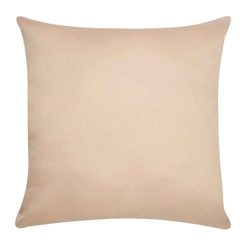 Béžová saténová obliečka na vankúš 40 x 40 cm