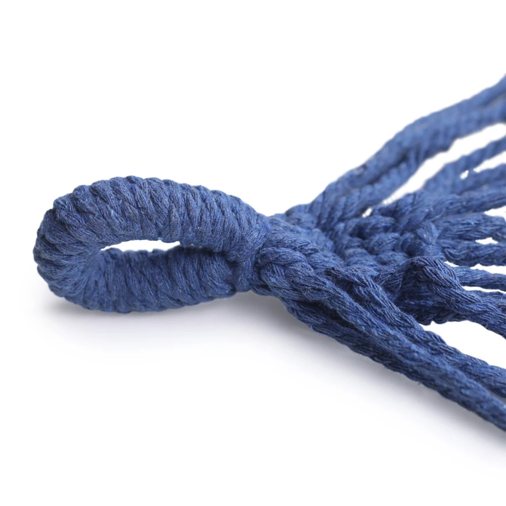 Hojdacia sieť do záhrady modré pruhy COLADA 240x80 cm