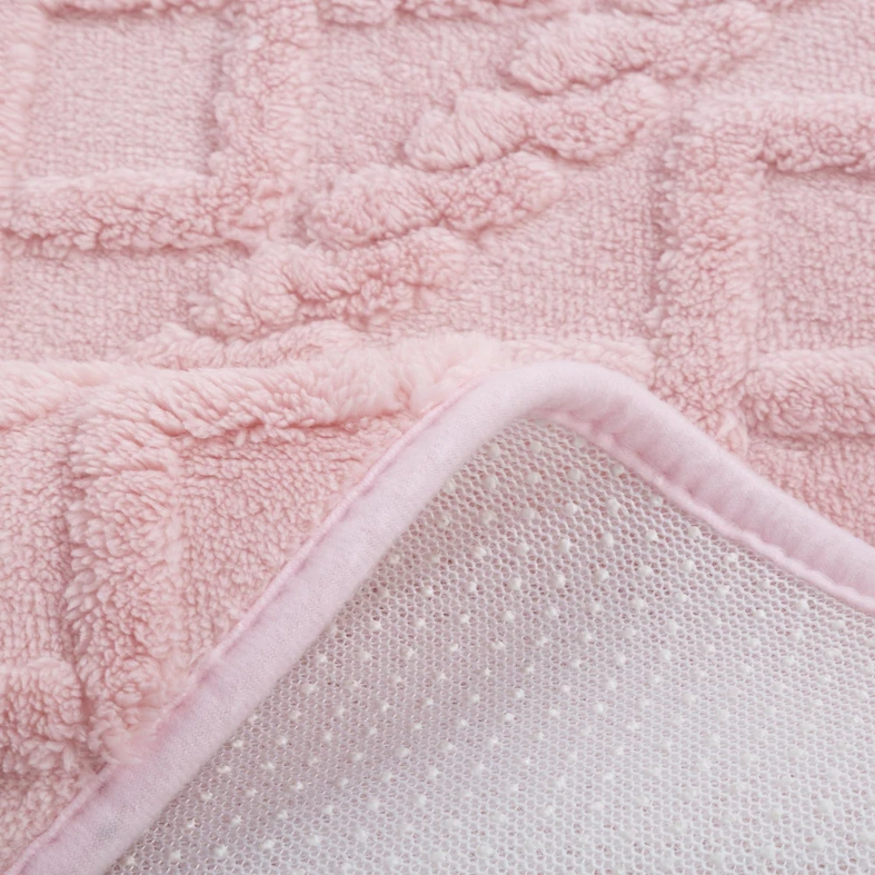 Kúpeľňová predložka NORDIC, ružová, 50x80 cm