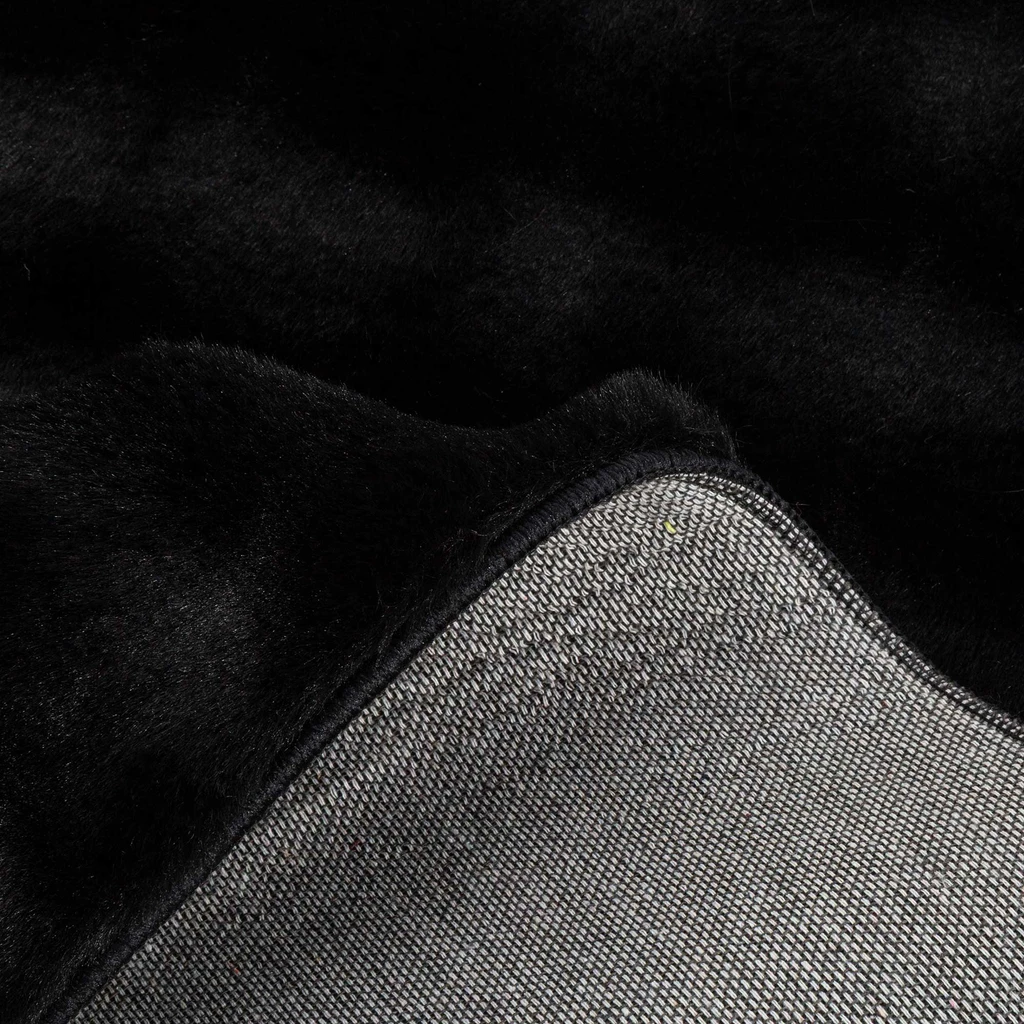 Moderný koberec MODESTO, čierny, 60x100 cm