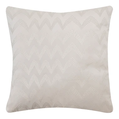 Krémový velúrový vankúš LOUIS 45 x 45 cm