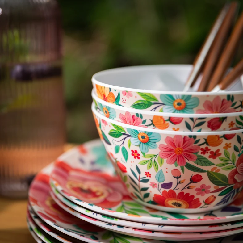 Kolorowa miska z melaminy