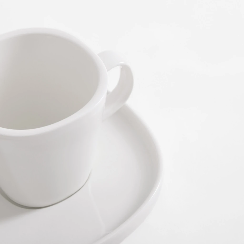 Šálka s podšálkou CARRE 190 ml