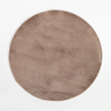 Okrúhly koberec RABBIT, taupe, 120 cm