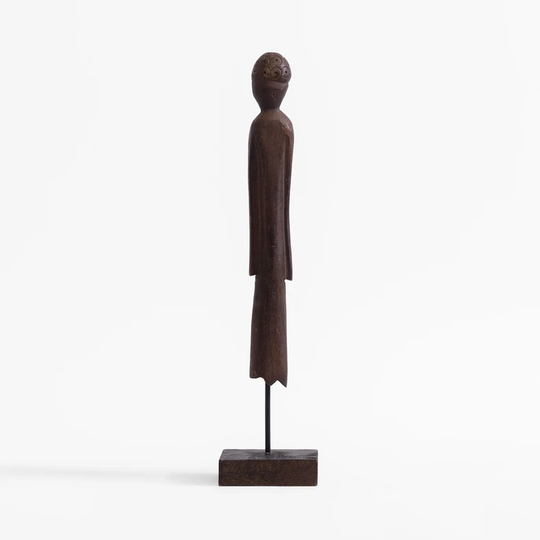 Dekoratívna figúrka hnedá 45 cm