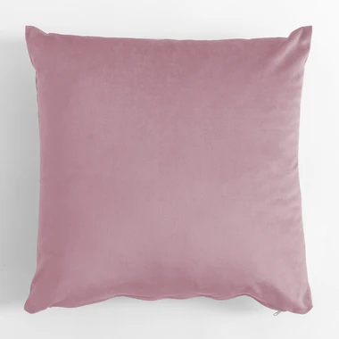 Dekoračný velúrový vankúš ružový VELVIO 45x45 cm