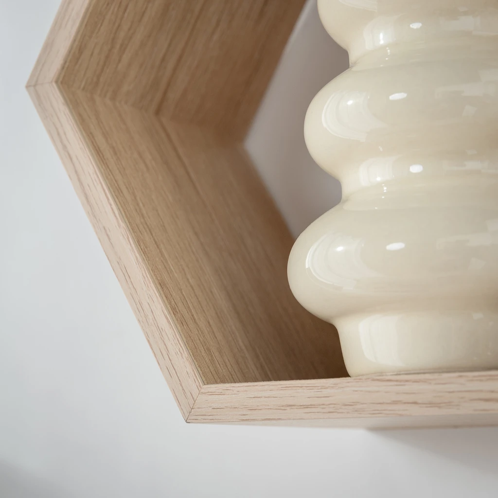 Súprava 3 geometrických nástenných políc