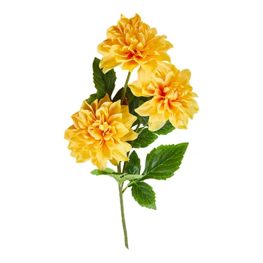 Umelý kvet žltá dalia 66 cm