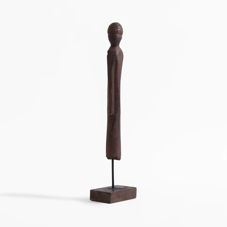 Dekoratívna figúrka hnedá 45 cm